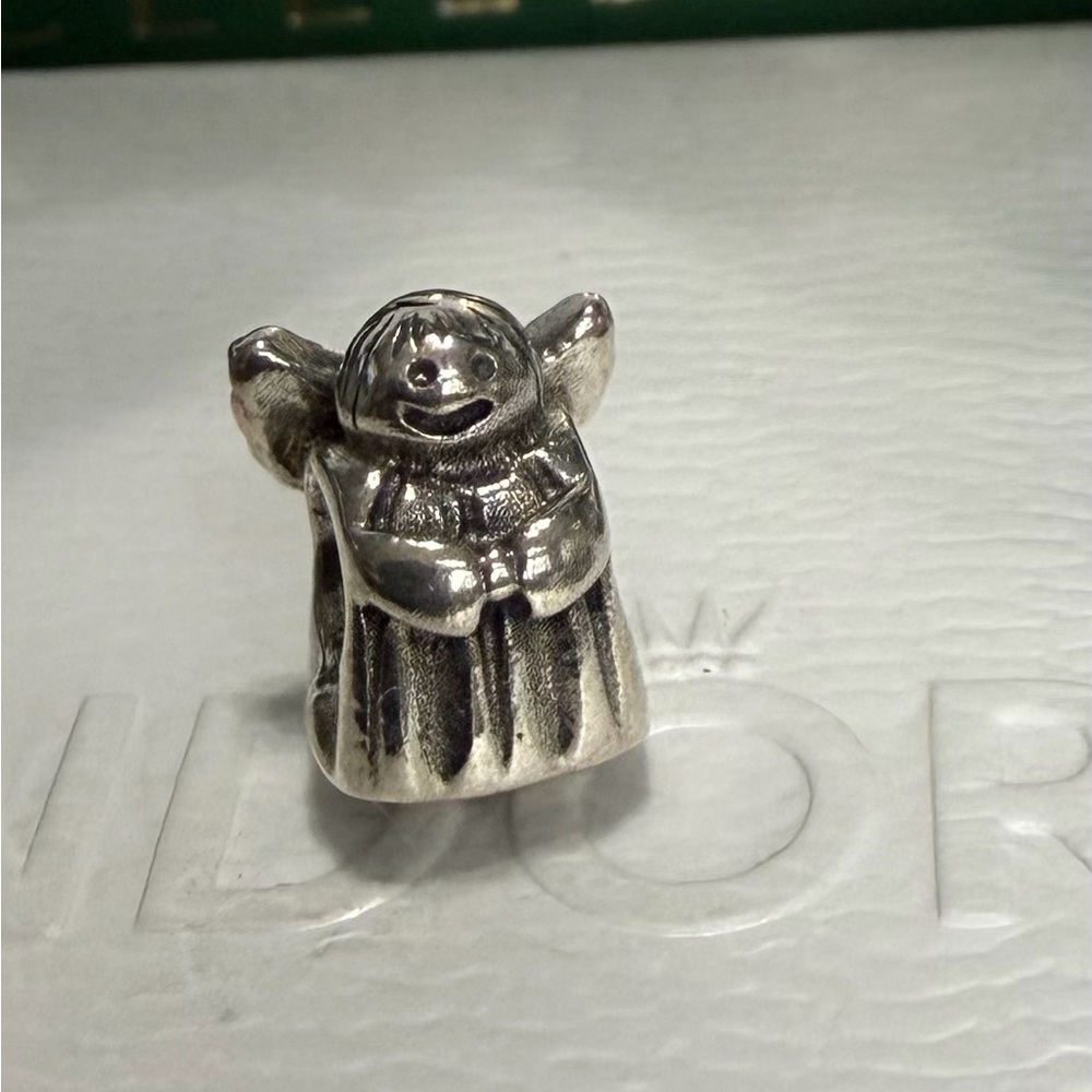Pandora Silver Angel Charm RETIRED VINTAGE
